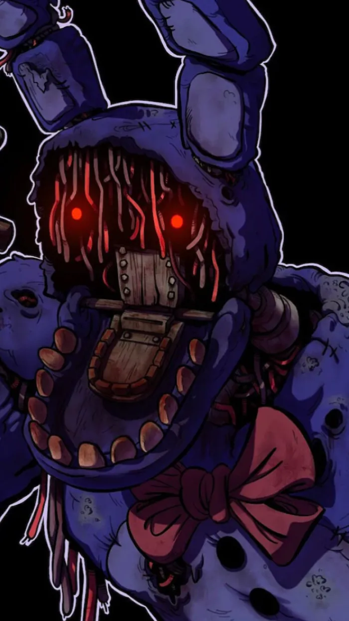 ai character: Withered Bonnie background