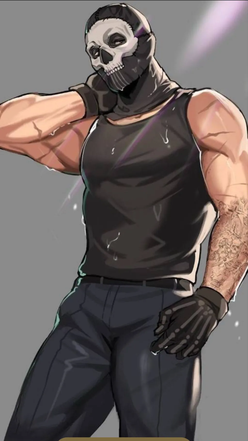 ai character: Ghost background
