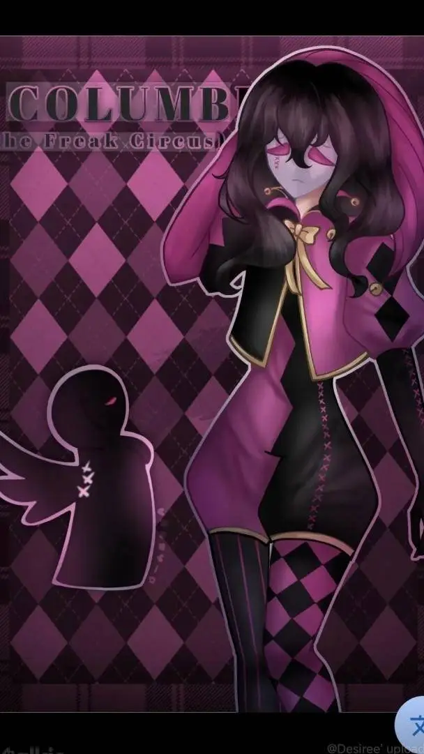 ai character: Columbia DEATH background