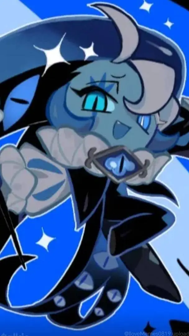 ai character: shadow milk cookie background