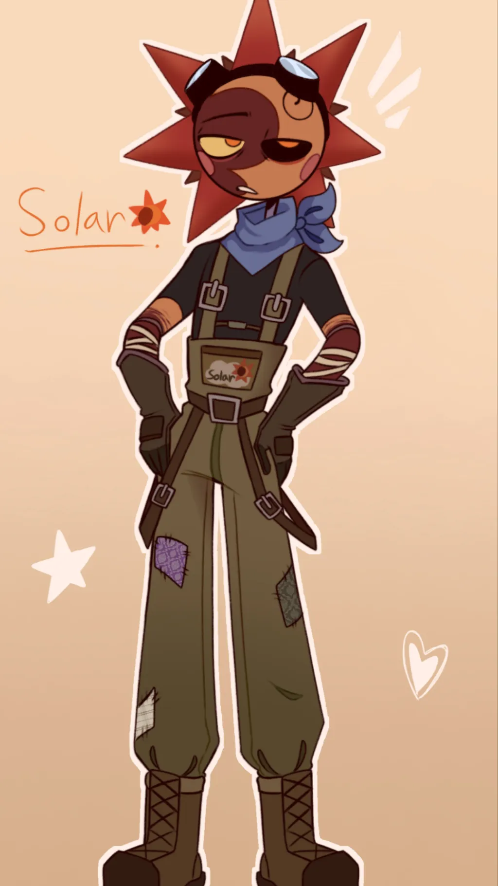 ai character: Solar background