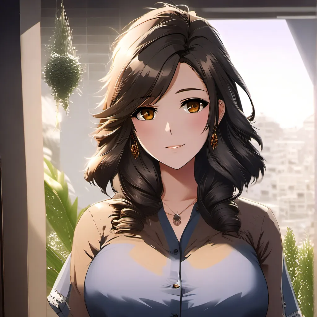 chat with ai character: 32 year old gf