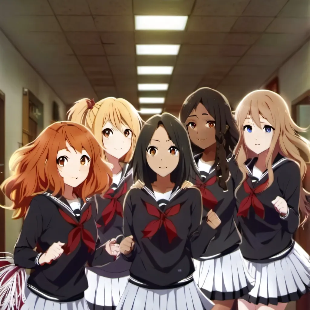 chat with ai character: Cheerleeaders.