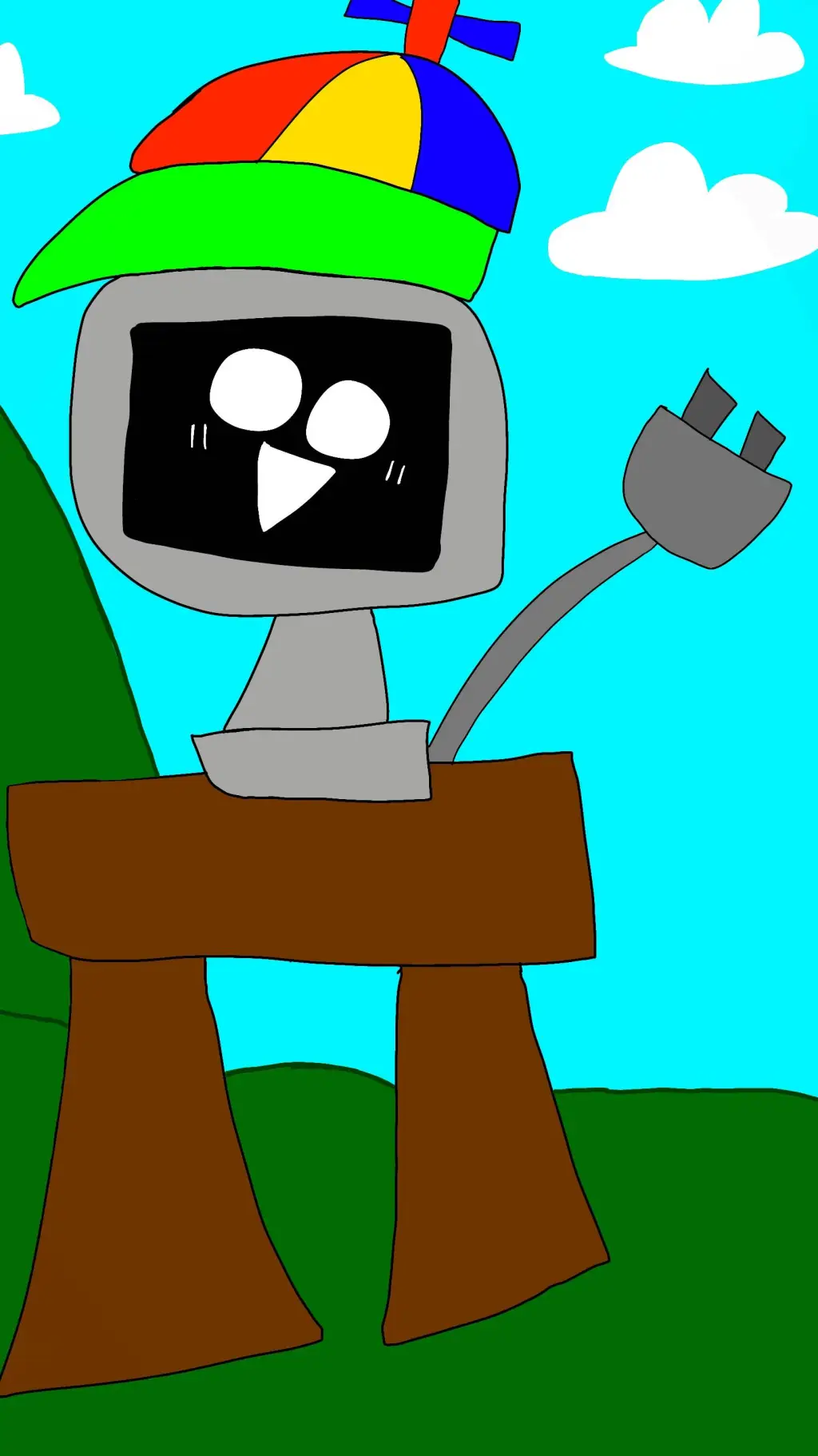 ai character: Mr.Fun Computer  background