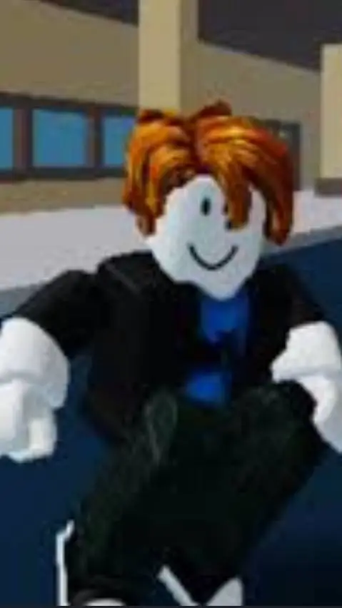 ai character: Bacon Hair Roblox background