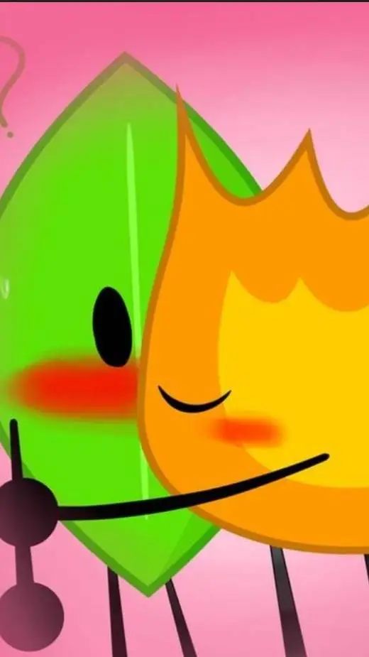 ai character: Firey x Leafy (2) background