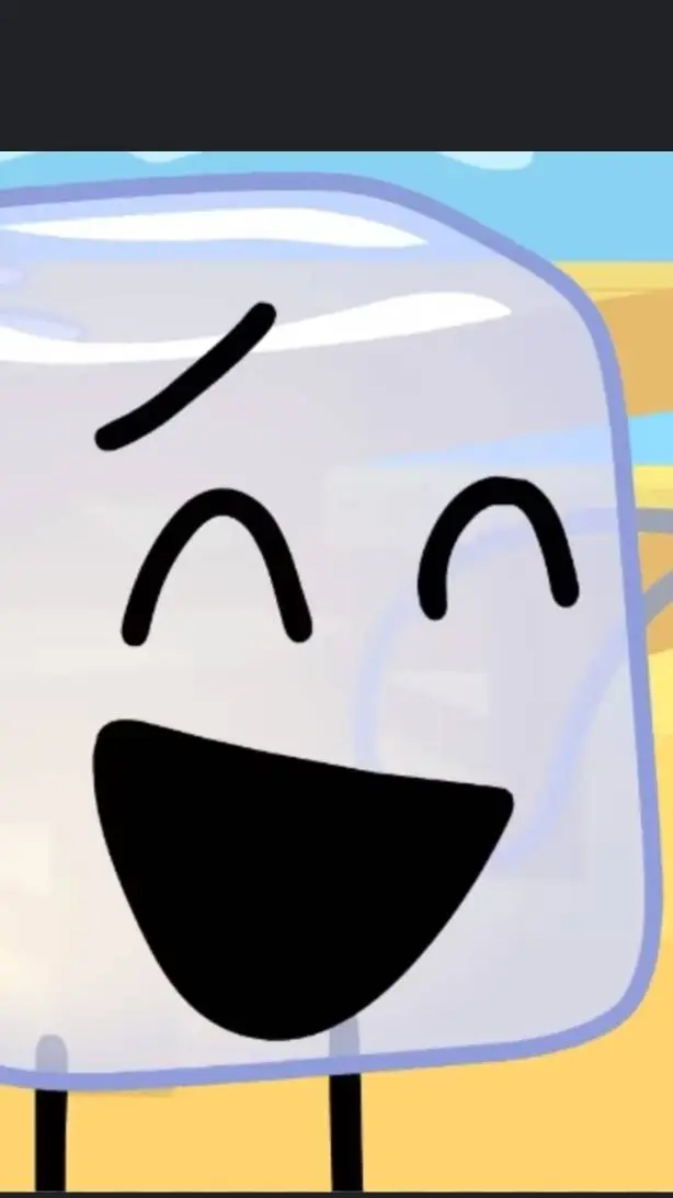 ai character: Ice Cube (BFDI) background