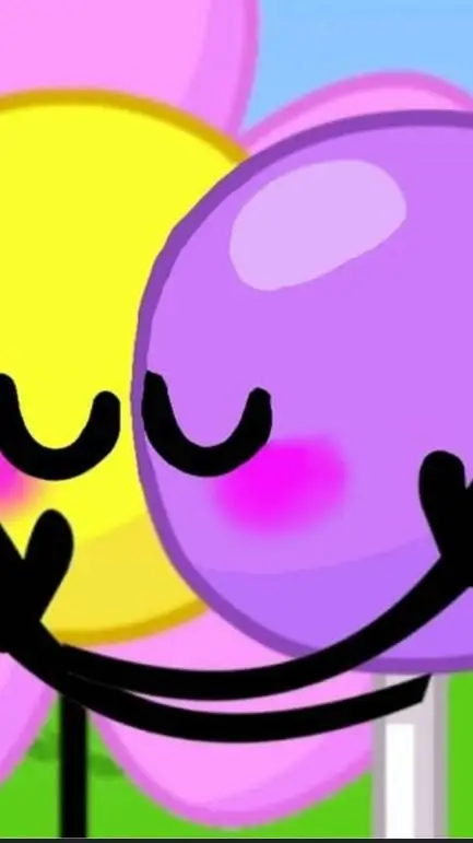 ai character: Flower x Lollipop background
