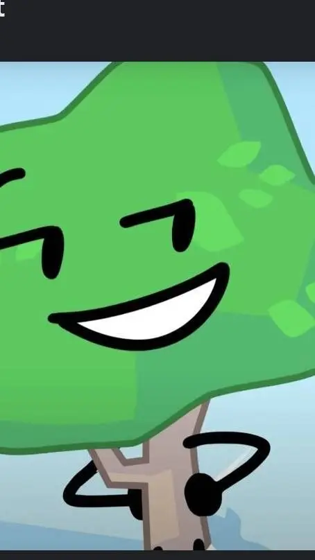 ai character: Tree (BFDI) background