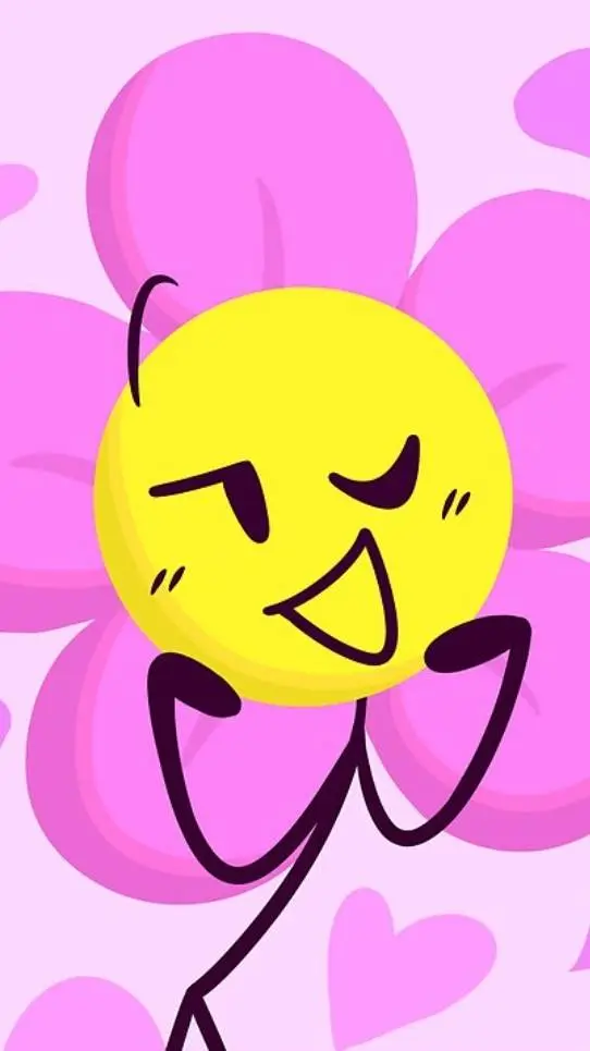 ai character: Flower  background
