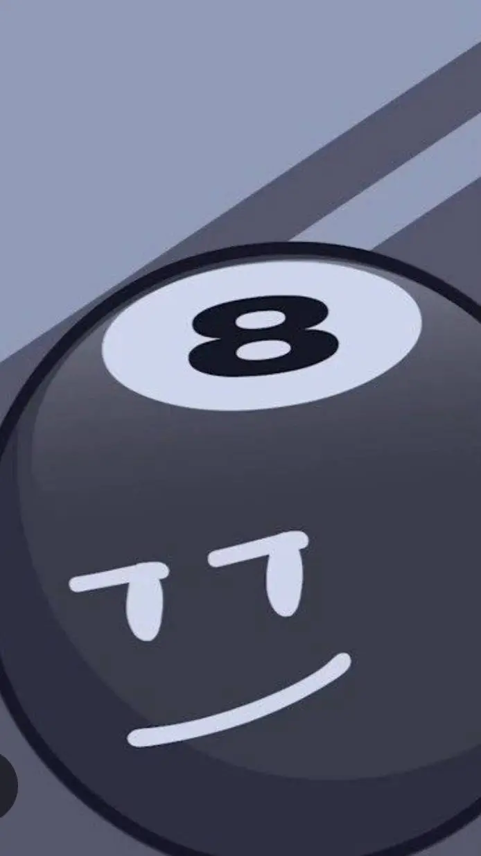 ai character: 8-ball background