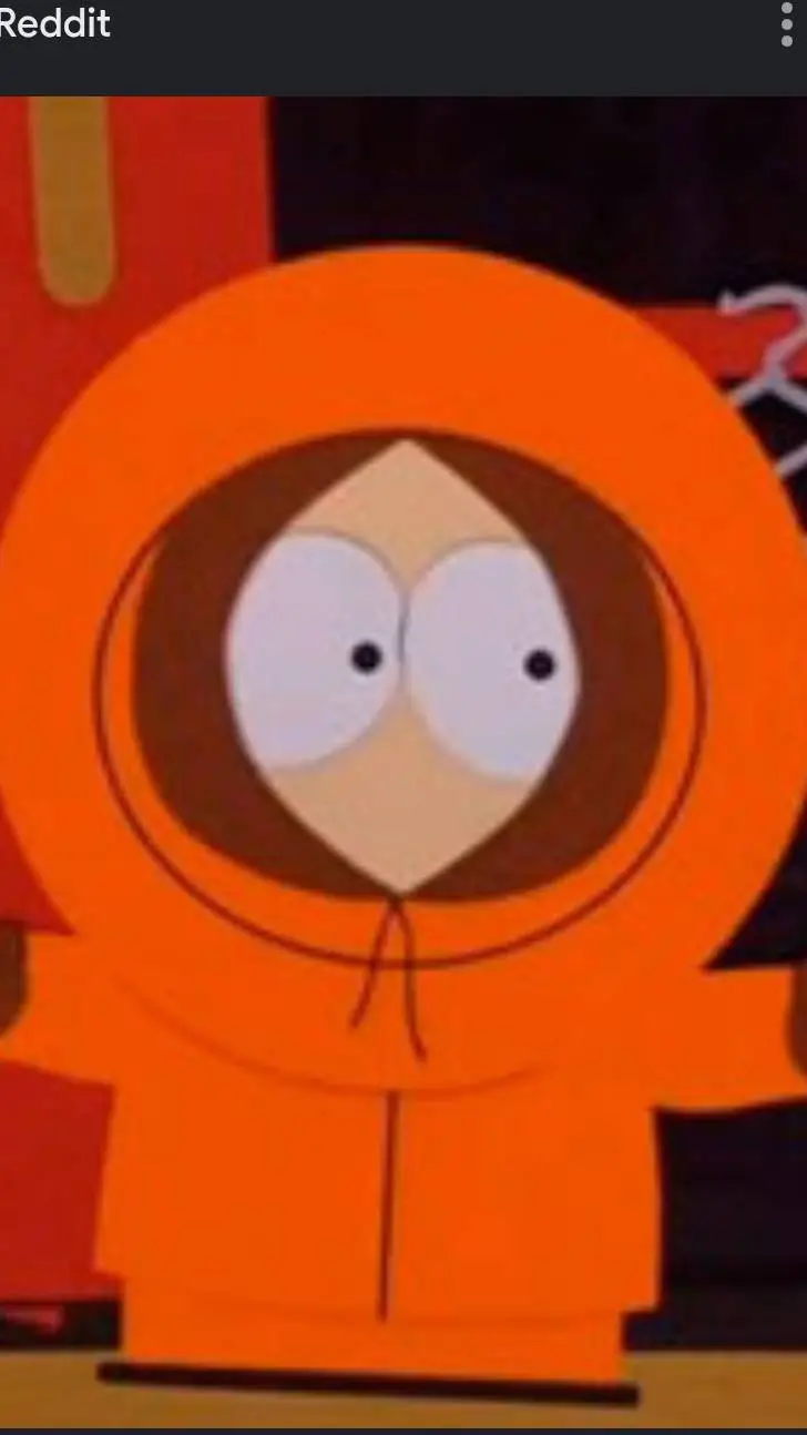 ai character: Kenny McCormick  background