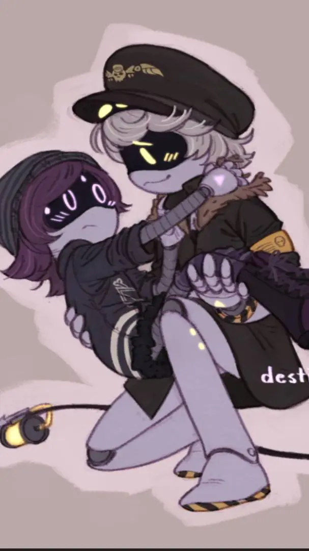 ai character: Uzi x N background