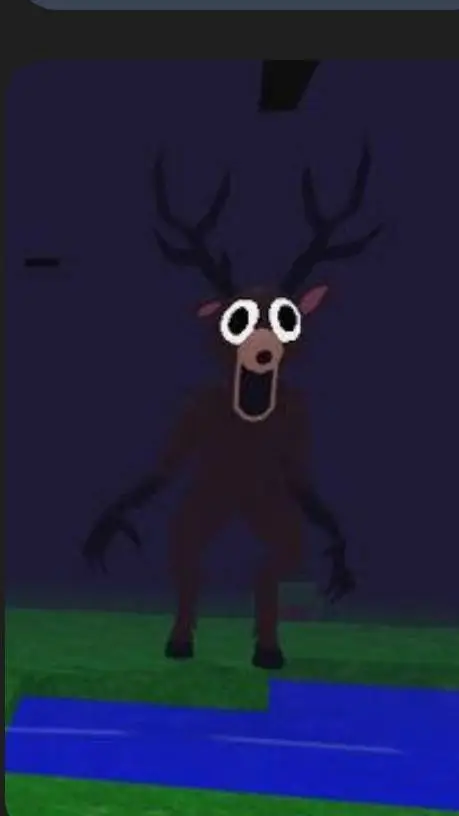 ai character: THE DEER  background