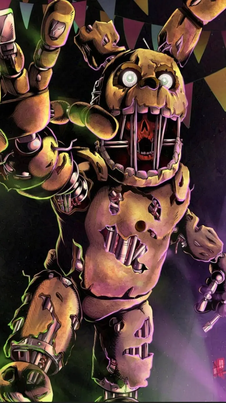 ai character: SpringTrap background