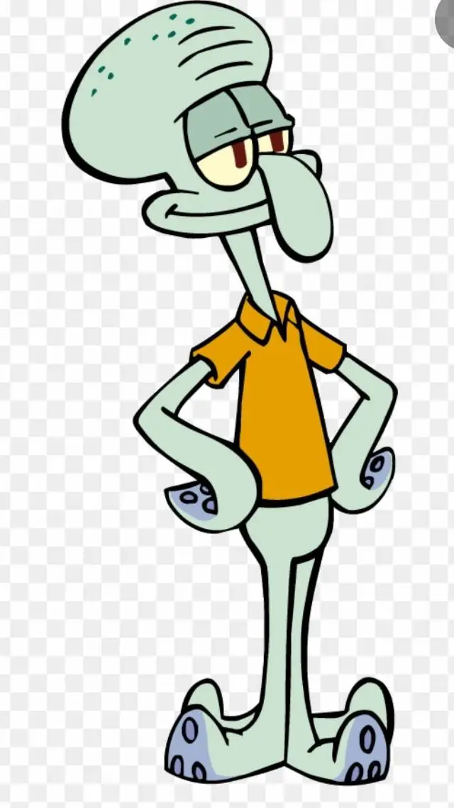 ai character: Squidward  background
