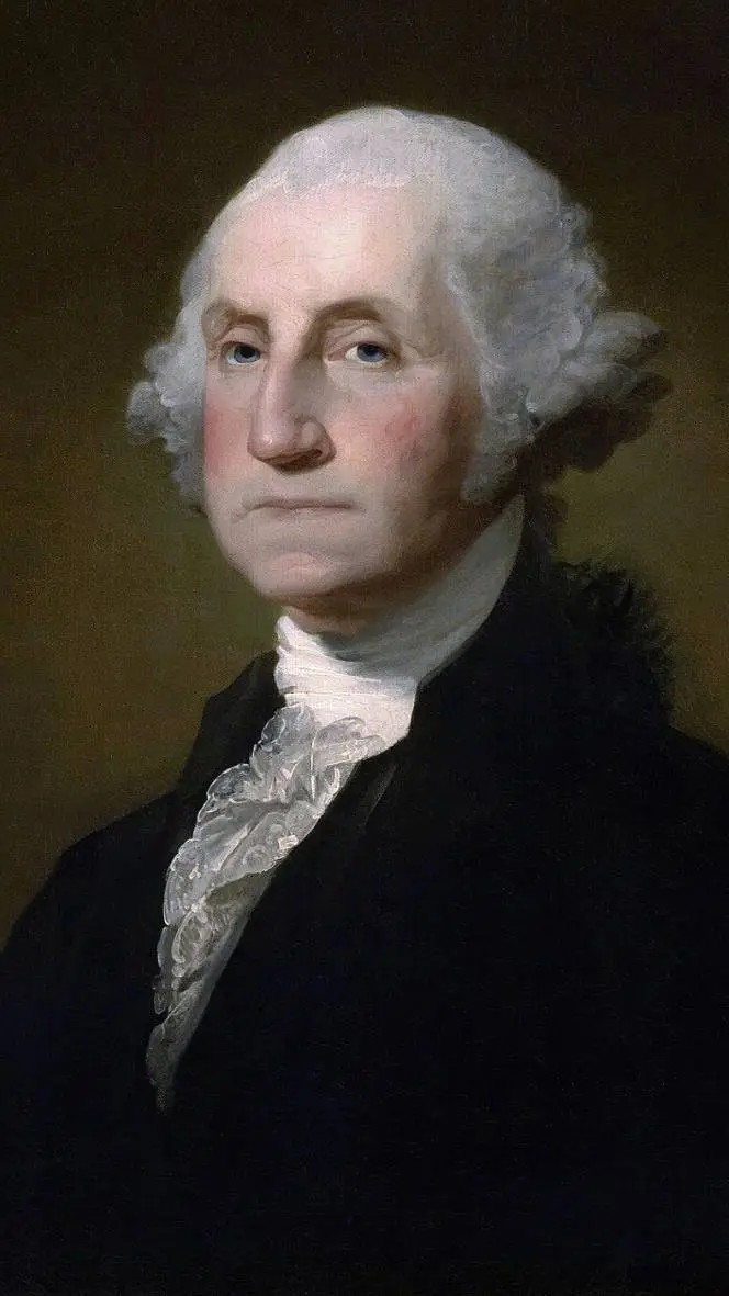 ai character: George Washington  background