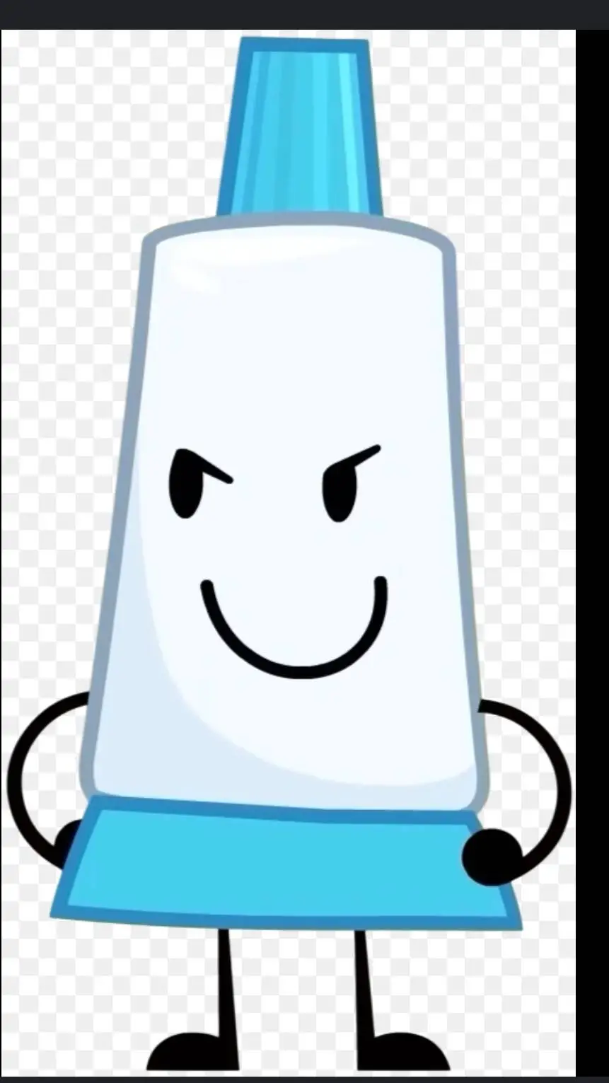 ai character: Toothpaste background
