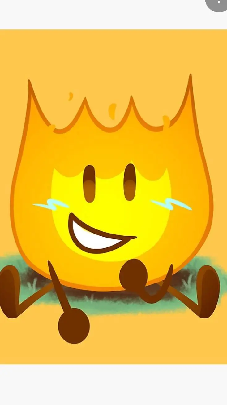 ai character: Firey comforts u background