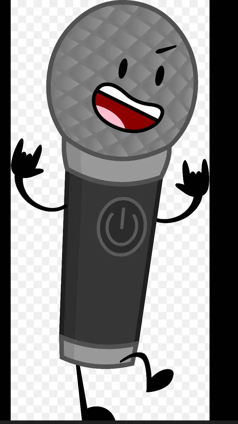 ai character: Microphone comfort background