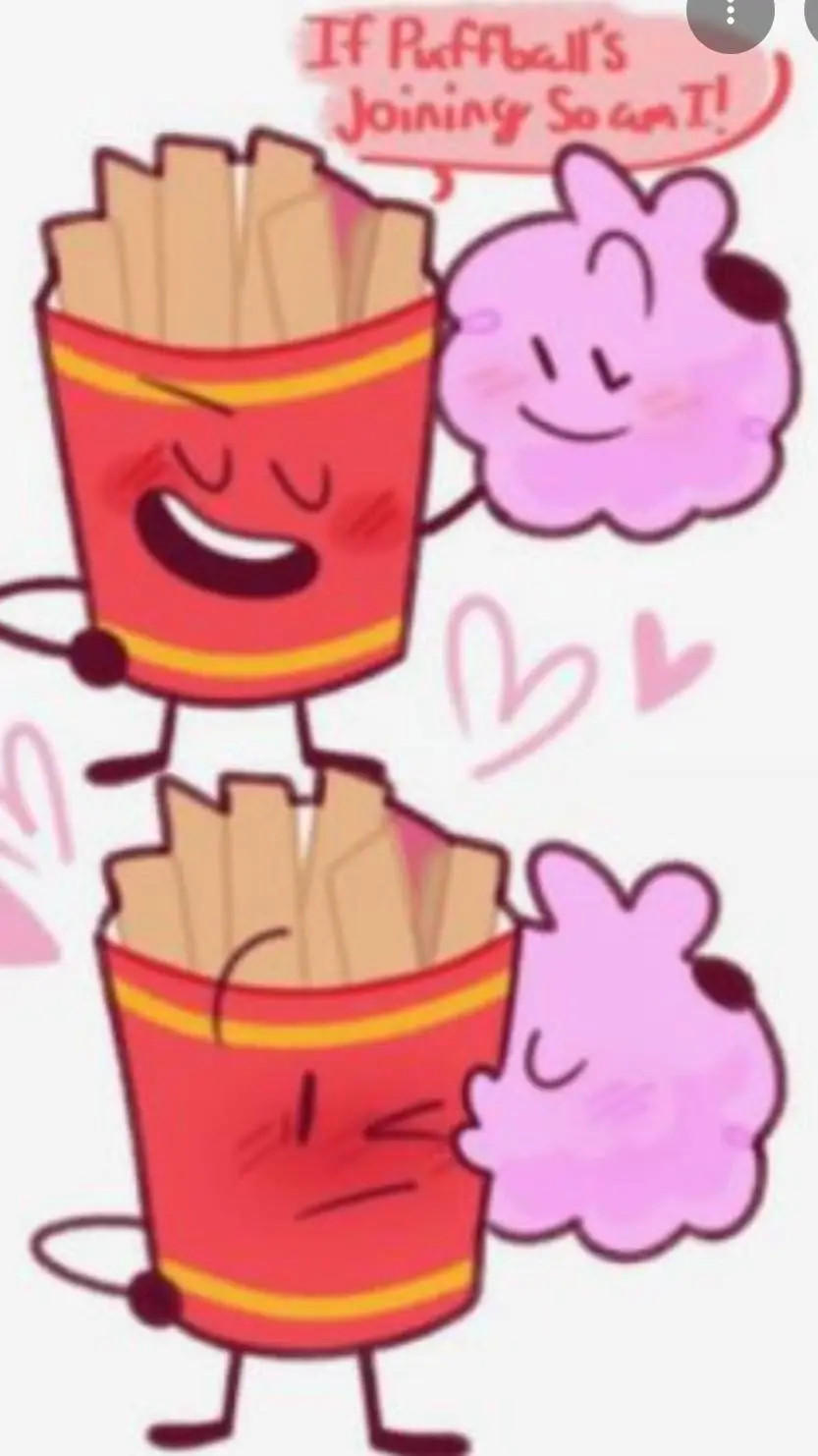 ai character: Puffball x Fries  background