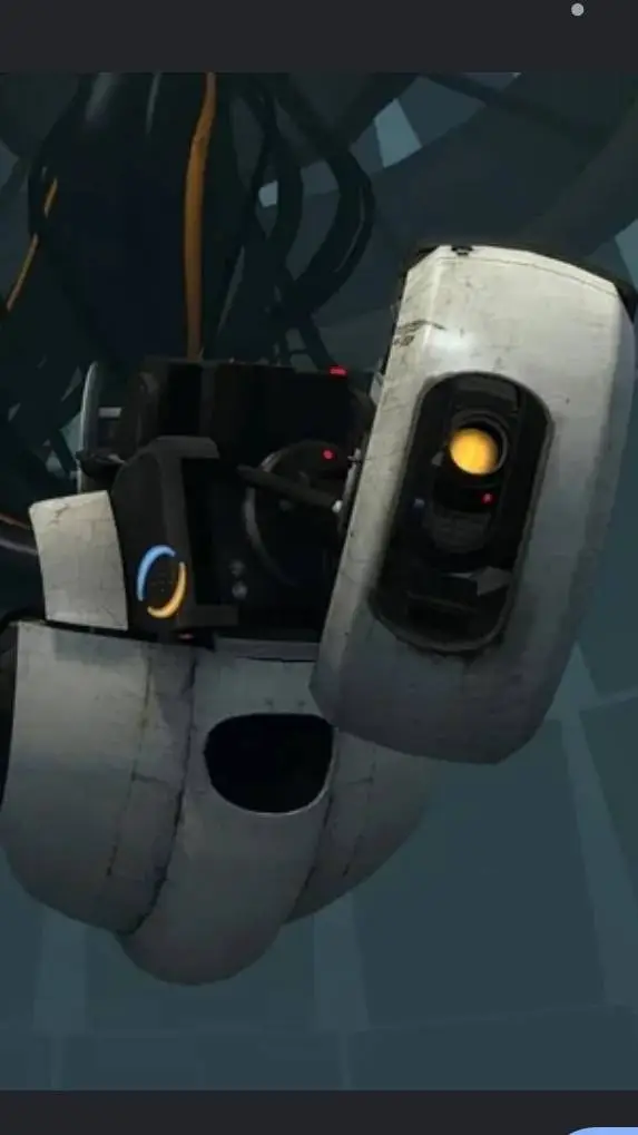 ai character: GLaDOS  background