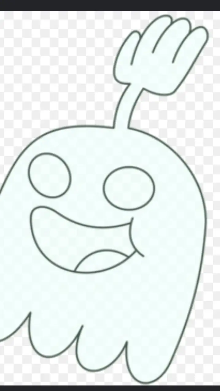 ai character: Hi Five Ghost  background