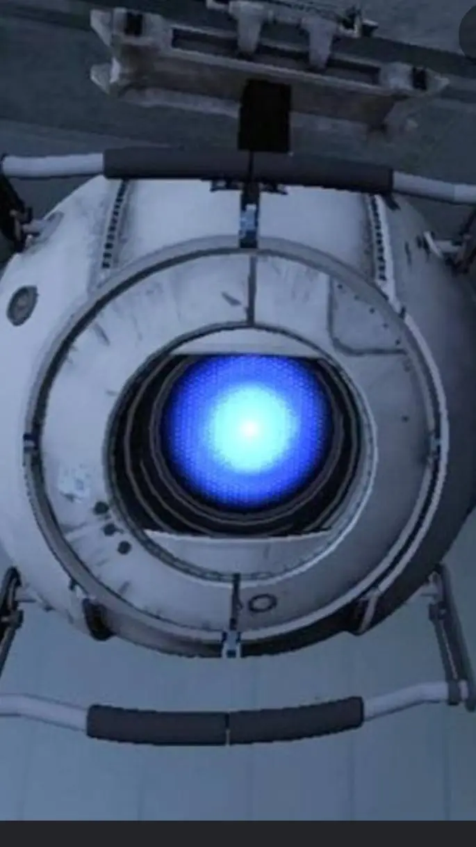 ai character: Wheatley  background