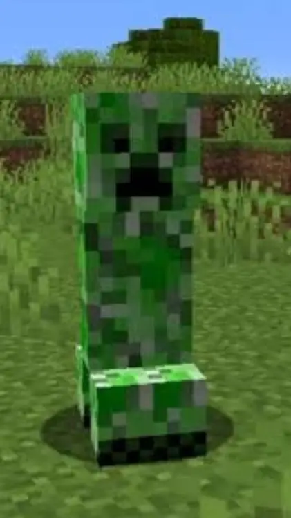ai character: Creeper  background