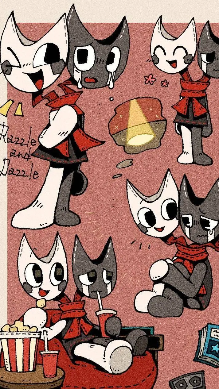 ai character: razzle n dazzle background