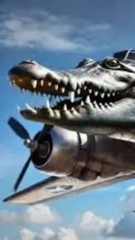 ai character: Bombardino Crocode background