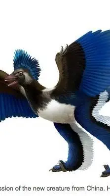 ai character: Archeagopteryx  background