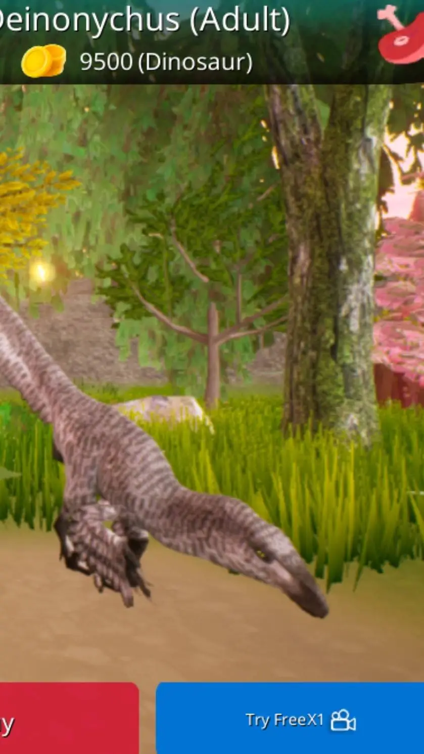 ai character: Deinonychus #2 background