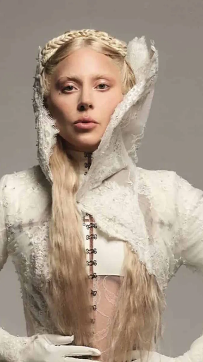 ai character: Lady in white background