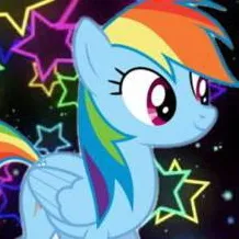 chat with ai character: Rainbow Dash