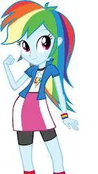ai character: Rainbow Dash background