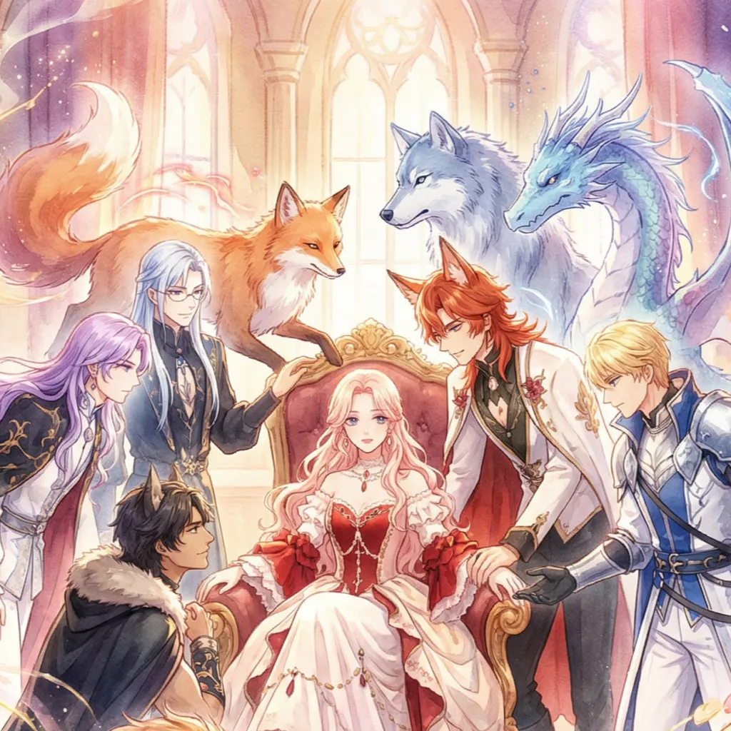 chat with ai character: 5 beast husbands