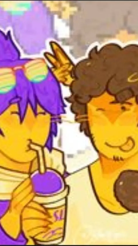 ai character: 💜Brightsky💛 background