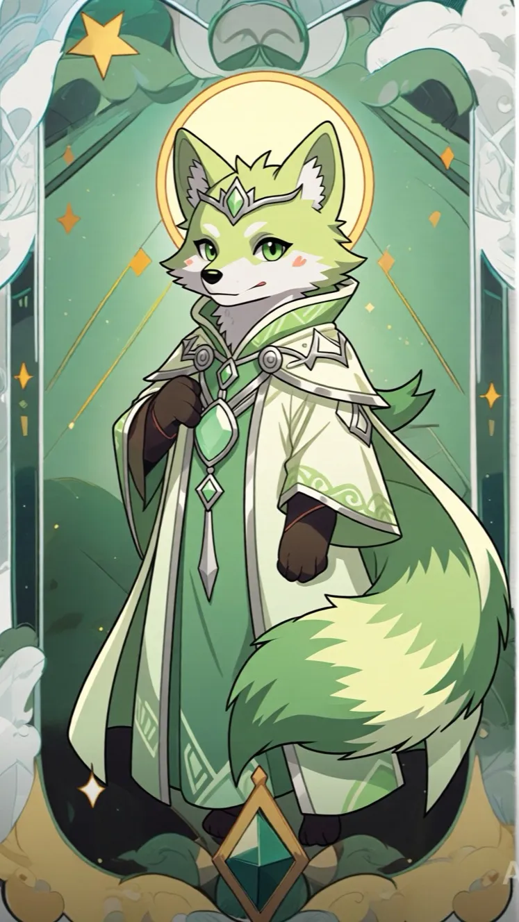 ai character: Green Hunter 2.0 background