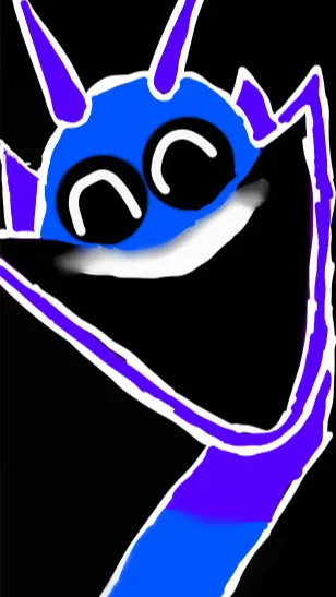 ai character: Sprunkixblupule background