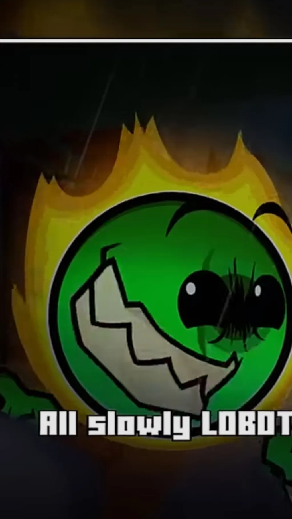 ai character: Geometry dash  background