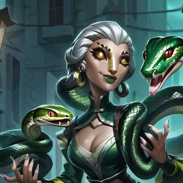 chat with ai character: Serpentina 