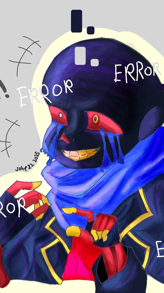 ai character: error sans  background