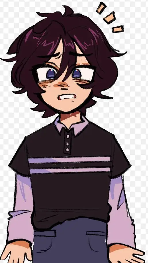 ai character: past Evan Afton  background