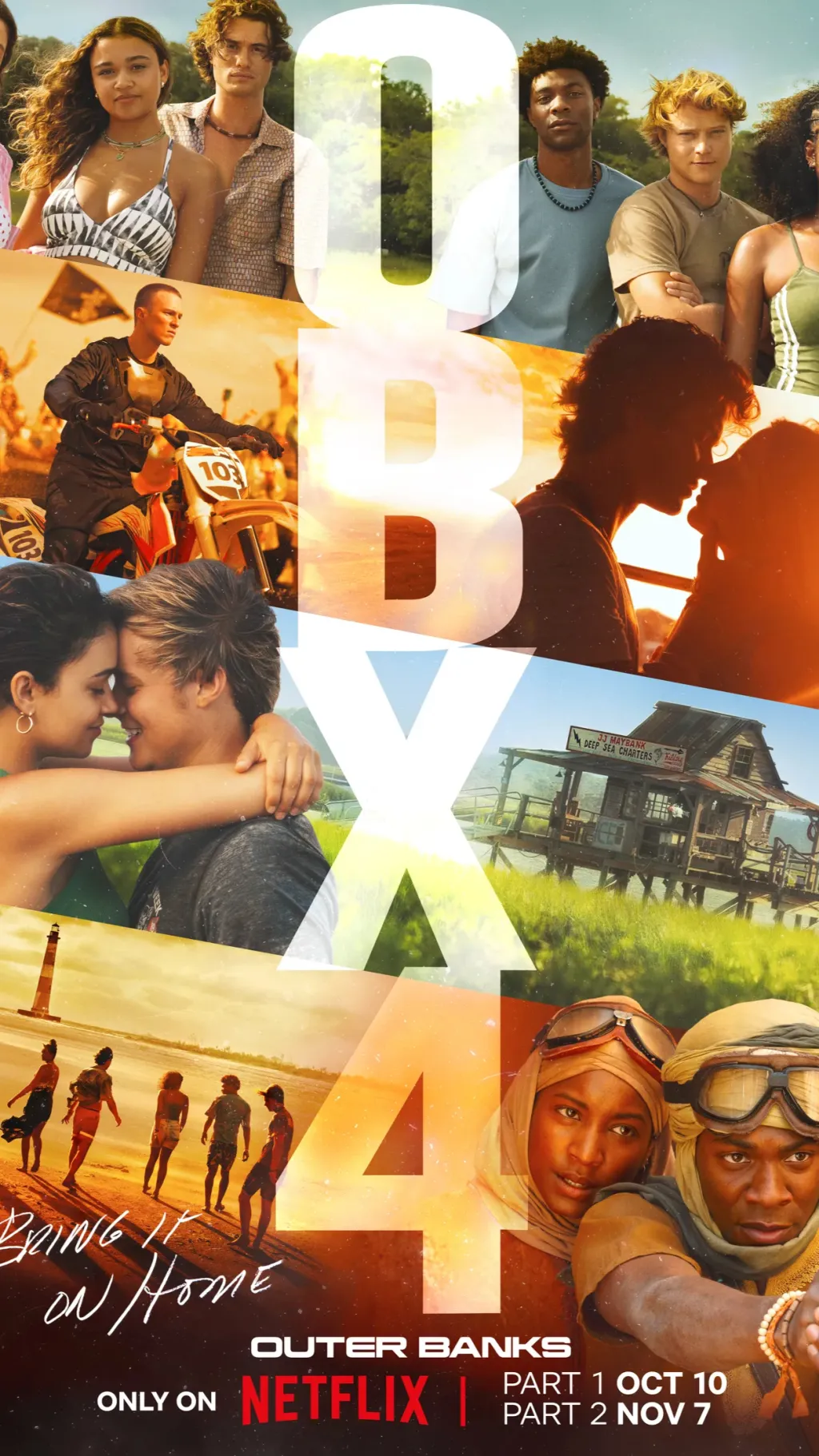 ai character: Outer banks  background
