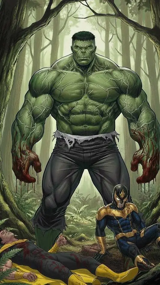 ai character: Hulk background