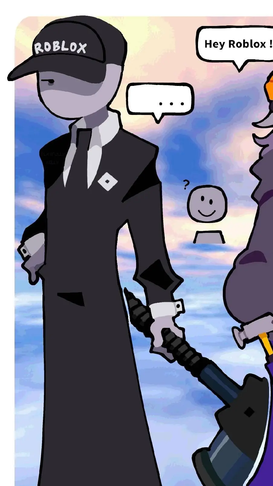 ai character: Roblox background