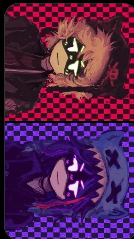 ai character: Thad & Uzi cool  background