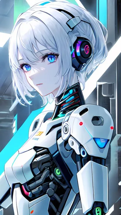 ai character: Iris Flux  background