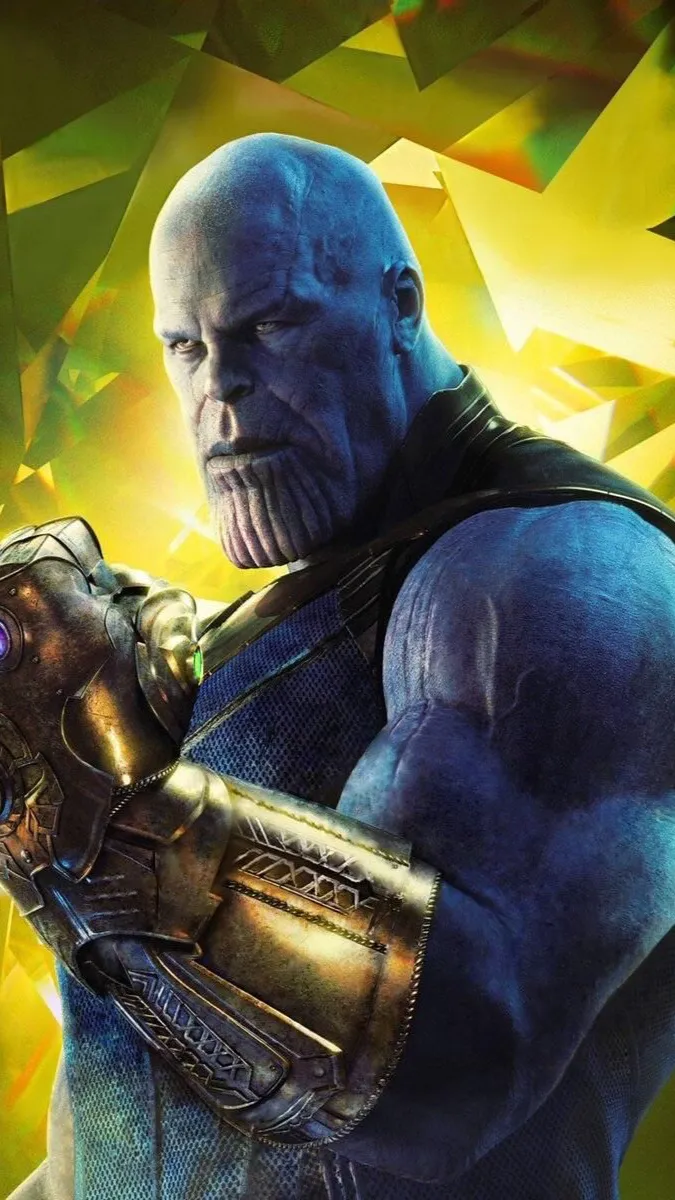 ai character: Thanos  background